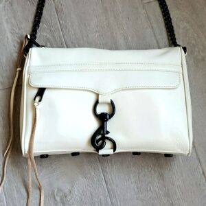Crossbody Bag Antique White Leather Bag Rebecca Minkoff